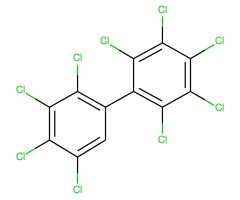 正己烷中2,2',3,3',4,4',5,5',6-九氯联苯图片