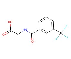 N-(3-三氟甲基苯甲酰基)甘氨酸图片