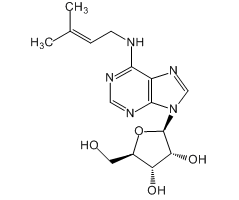 6-(3,3-二甲基烯丙基氨基)-9-(β-D-呋喃核糖基)嘌呤图片