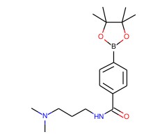 4-[[3-(二甲氨基)丙基]氨基甲酰基]苯硼酸频哪醇酯图片