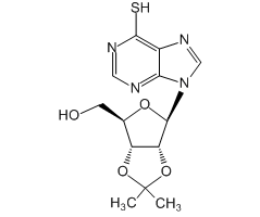 6-巯基-9-(2,3-O-异亚丙基-β-D-呋喃核糖基)嘌呤图片