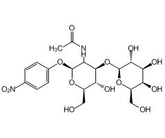 4-硝基苯基 2-乙酰氨基-2-脱氧-3-O-(β-D-吡喃半乳糖)-β-D-吡喃葡萄糖苷图片