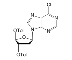 6-氯-9-(2'-脱氧-3',5'-二-O-苯甲酰基-β-呋喃核糖基)嘌呤图片