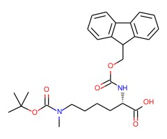Fmoc-Lys(Boc, Me)-OH图片