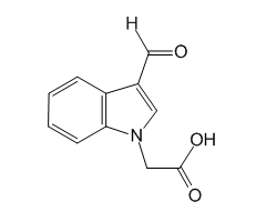 (3-甲醛基-1-吲哚基)醋酸图片
