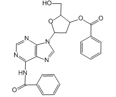 N<sup>6</sup>,3'-O-二苯甲酰基-2'-脱氧腺苷图片