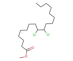 二氯十八烷酸甲酯 (异构体混合物)图片