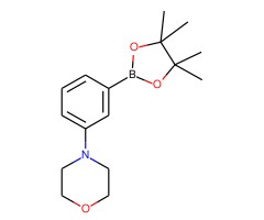 4-[3-(4,4,5,5-四甲基-1,3,2-二氧硼戊环-2-基)苯基]吗啉图片