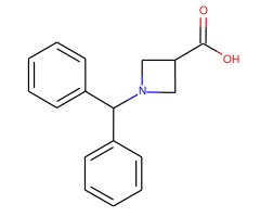 1-二苯甲基氮杂环丁烷-3-甲酸图片