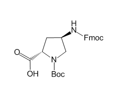 Fmoc-(2S,4R)-4-氨基-1-Boc-吡咯烷-2-甲酸图片