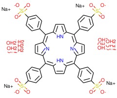 MESO-四(4-磺基苯基)卟啉四钠盐十二水和物图片