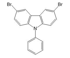 3,6-二溴-9-苯基咔唑图片