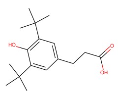 3,5-二叔丁基-4-羟基苯基丙酸图片