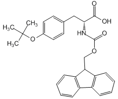 Fmoc-O-叔丁基-D-酪氨酸图片
