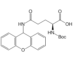 N-Boc-N'-(9-氧杂蒽基)-L-谷氨酰胺图片