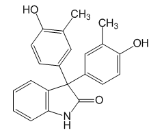 1,3-二氢-3,3-双(4-羟基-3-甲苯基)-2H-吲哚-2-酮图片
