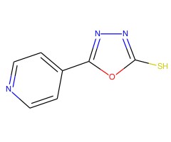 5-​(4-​吡啶基)​-​1,3,4-​噁二唑-​2-​硫醇图片