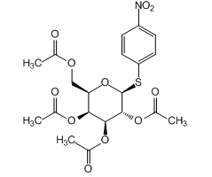 4-硝基苯基 2,3,4,6 - 四-O-乙酰基-βD-硫代吡喃半乳糖苷图片