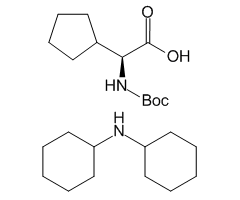 Boc-L-环戊基甘氨酸二环己基铵盐图片