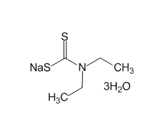 二乙基二硫代氨基甲酸钠三水合物图片