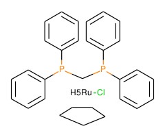 氯代(环戊二烯基)[双(二苯基膦)甲烷]钌(II)图片