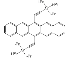 6,13-双(三异丙基甲硅烷基乙炔基)并五苯图片