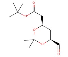 (4R-cis)-6-甲醛基-2,2二甲基-1,3-二氧六环-4-乙酸叔丁酯图片