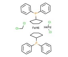1,1'-双(二苯膦基)二茂铁二氯化钯(II)二氯甲烷复合物图片