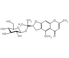 4-O-β-D-葡萄糖-5-O-甲基维斯阿米醇苷图片