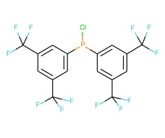 氯二[3,5-二(三氟甲基)苯基]膦, 99+%, 可能含有分散的N-甲基甲胺盐酸盐晶体图片