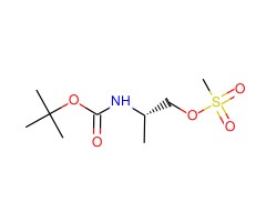 (S)-甲磺酸 2-叔丁氧羰基-氨基-丙基酯图片