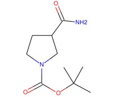 1-Boc-吡咯烷-3-甲酰胺图片